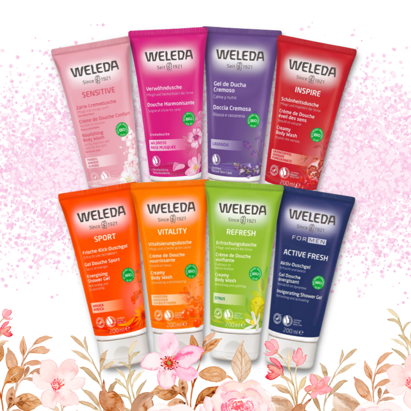 【現貨】德國原廠版 WELEDA 薇蕾德 身體沐浴乳 200ml 沐浴 洗澡 玫瑰 薰衣草 沙棘 男士 山金車 附發票