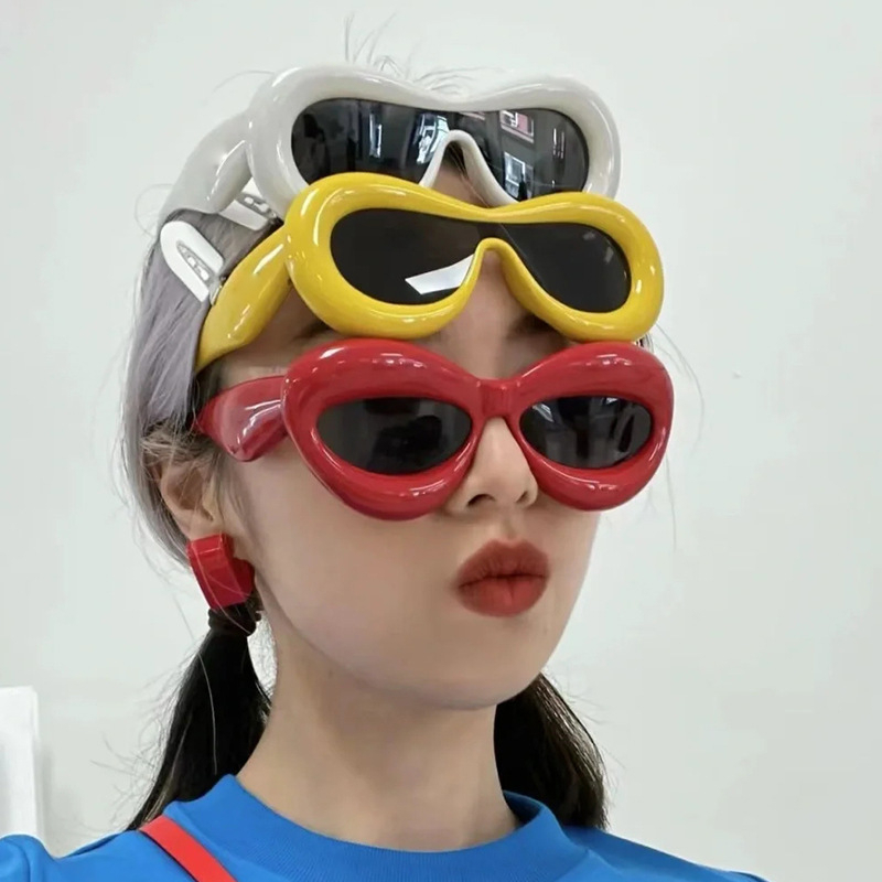 韓系質感熱門款 搞怪氣球墨鏡Y2K可愛 百搭抗UV時尚 太陽眼鏡74075
