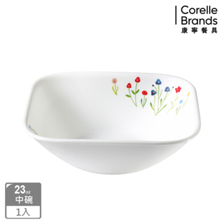 【美國康寧 CORELLE】春漾花朵方形23oz小碗