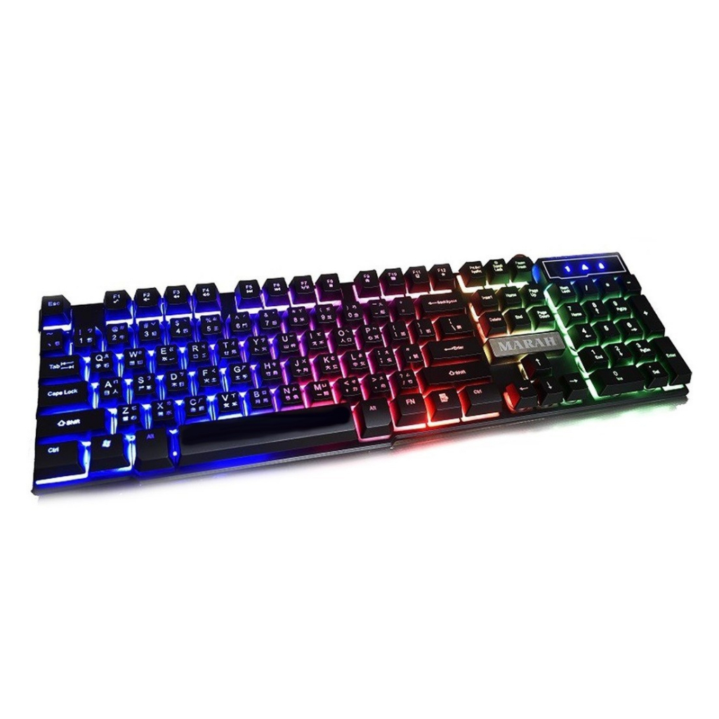 MARAH  RGB 注音/倉頡 104鍵鍵盤 電競鍵盤 有線鍵盤 鍵盤 遊戲鍵盤 USB鍵盤 發光鍵盤
