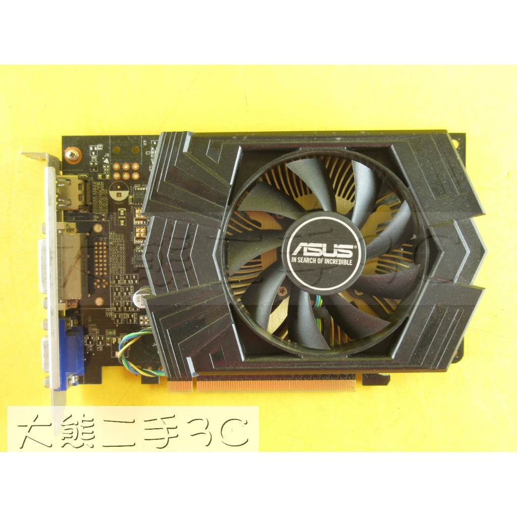 顯示卡 ASUS PCI-E3.0 GTX750-PHOC-1GD5-SP D5 128b (903)【大熊二手3C】