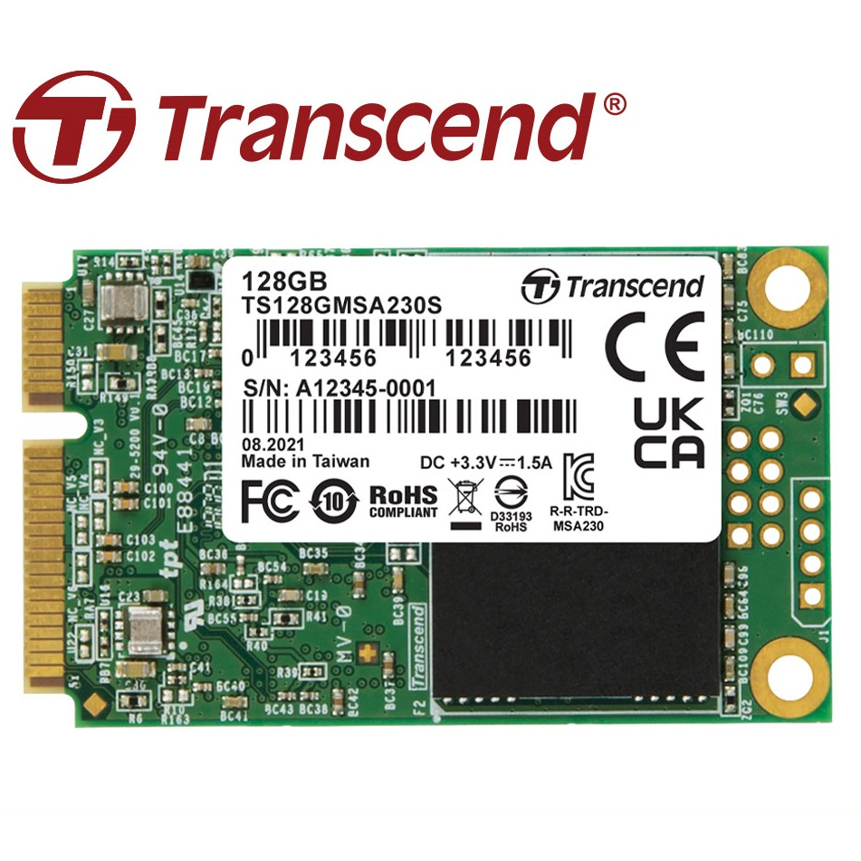《SUNLINK》Transcend 創見 SSD230S 230S 128G 128GB MSATA SSD 固態硬碟