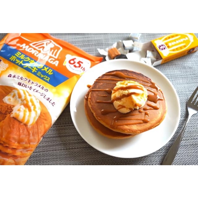 【拾味小鋪】日本 森永 焦糖風味德用鬆餅粉 520g(130g*4袋入) 日本鬆餅粉