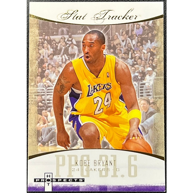 NBA 球員卡 Kobe Bryant 2007-08 Fleer Hot Prospects Stat Tracker