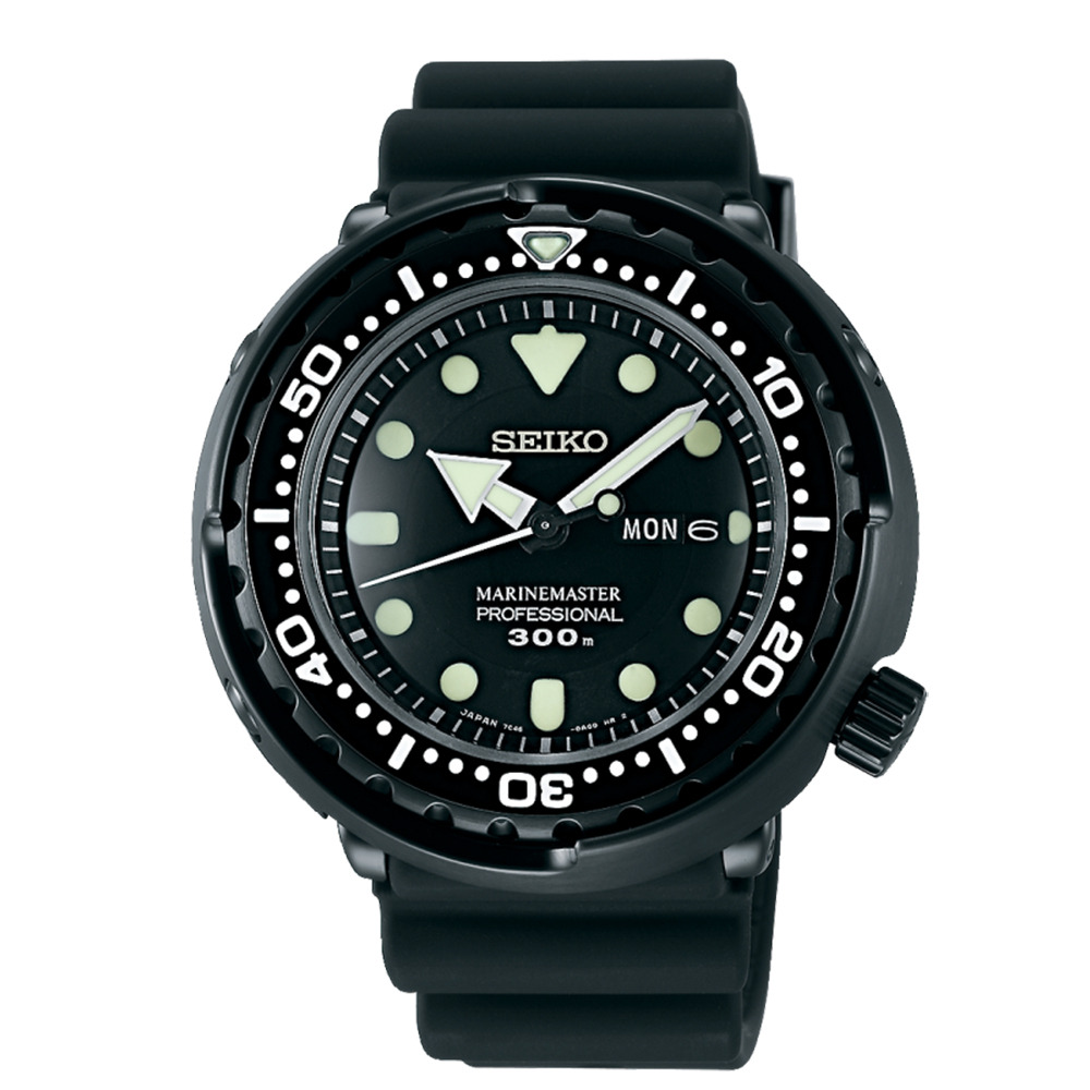 SEIKO 精工錶 PROSPEX 系列 深海鮪魚300米專業潛水錶 7C46-0AG0D(SBBN035J)