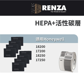 適用Honeywell 18200 17200 18250 17250 替代HRF-APP1 活性碳濾網 濾心8入