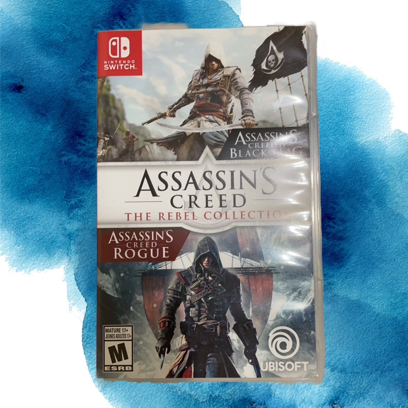 九成新 二手 NS Switch 刺客教條 逆命合輯 中文版 ASSASSINS CREED 刺客教條 叛變 黑旗 合輯