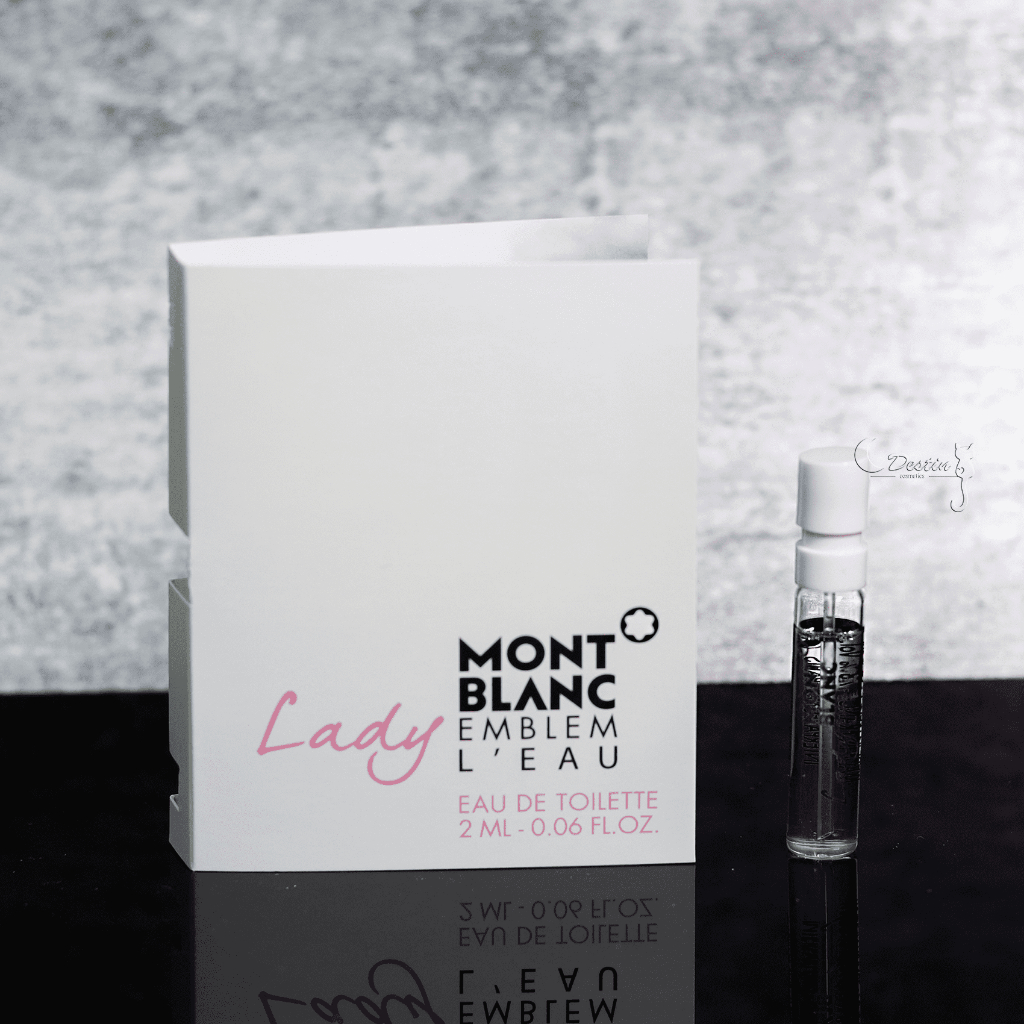 MONT BLANC 萬寶龍 EMBLEM L'EAU 海洋之心 女性 淡香水 2mL 全新 可噴式 試管香水