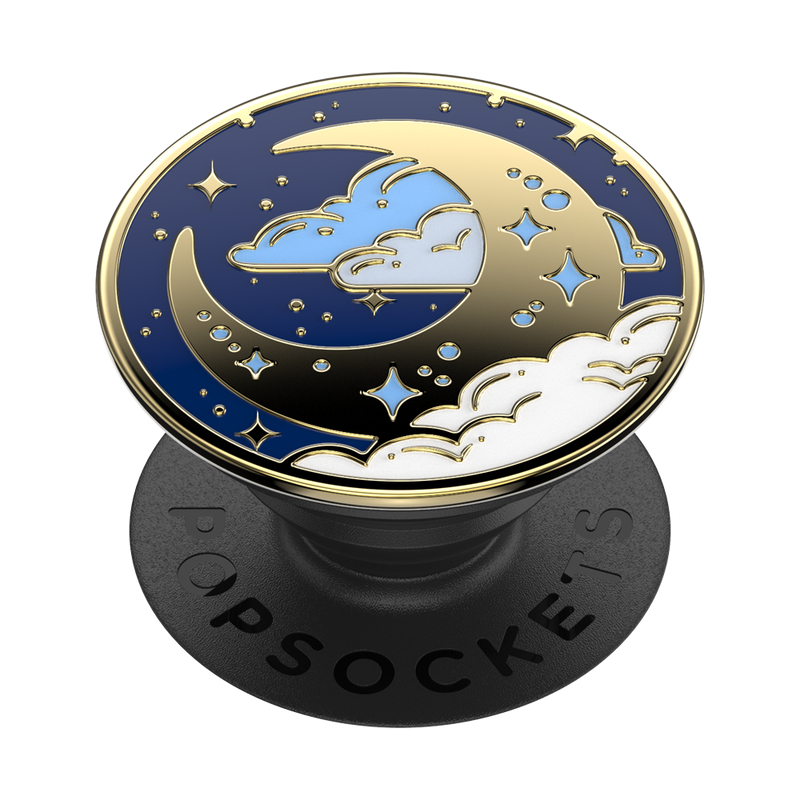 泡泡騷  PopSockets 可伸縮氣囊手機支架 飛奔到月球 Enamel Fly Me To The Moon