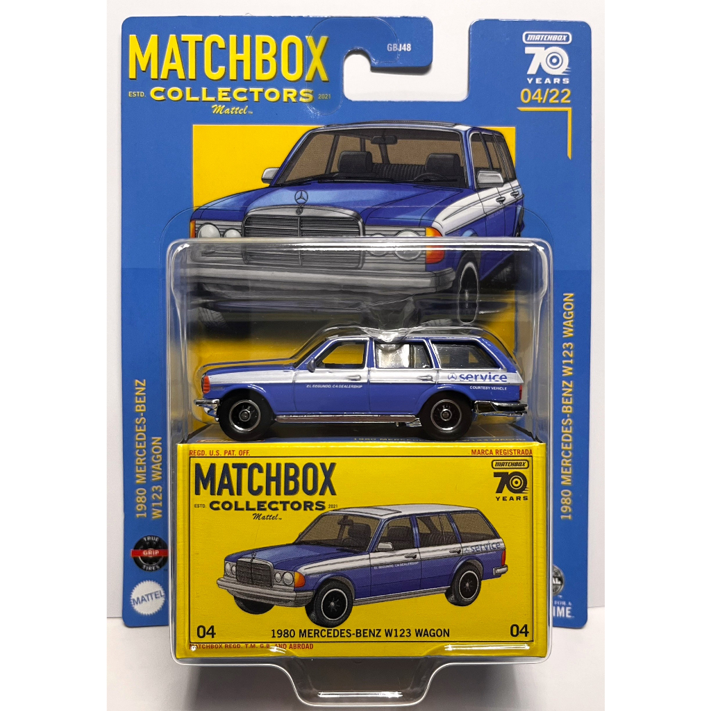 ☆勳寶玩具舖【現貨】MATCHBOX 火柴盒小汽車 收藏家款 1980 MERCEDES-BENZ W123 WAGON