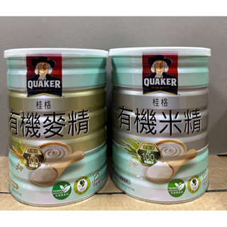 桂格QUAKER有機米精/桂格有機麥精500g