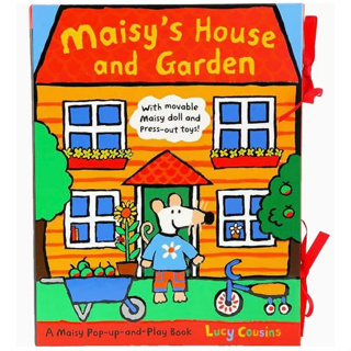 現貨 小鼠波波的家 立體書 家家酒 娃娃屋 Maisy’s House and Garden 立體書 附紙偶和遊戲配件