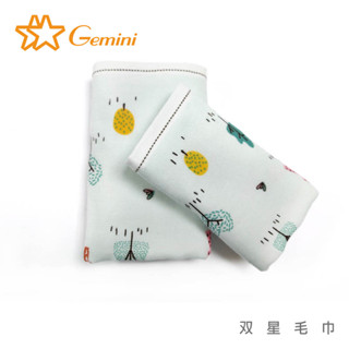 【双星毛巾Gemini】森林物語超柔紗布系列-童巾｜寶寶必備｜育兒神器｜超柔紗推薦