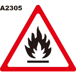 三角形警告貼紙 A2305-2.5A 等邊2.5x2.5cm銅版+亮膜 觸電危險 警示貼紙 庫存現貨出清 單張零售