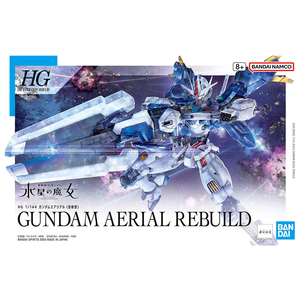 (BANDAI)組裝模型 HG 1/144 機動戰士鋼彈 水星的魔女 風靈鋼彈 修改型 公司貨(模力虹)