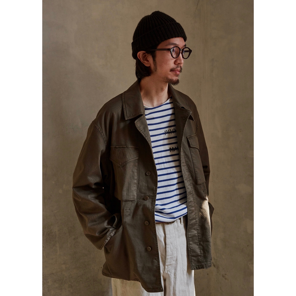 U.Sage SS23 (USAGE) M43 Field JKT 復古成衣染 M43四袋戰地夾克