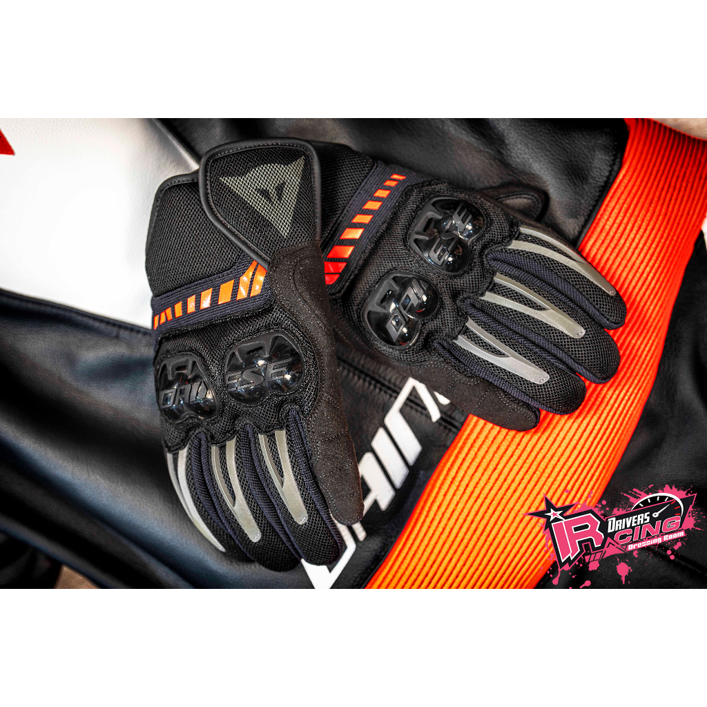 ♚賽車手的試衣間♚Dainese® Mig 3 Air Gloves B/R 透氣 短手套 螢幕觸控