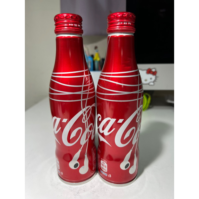 特價 瑕疵 可口可樂 2017中國 耳機 紀念鋁瓶 2瓶99
