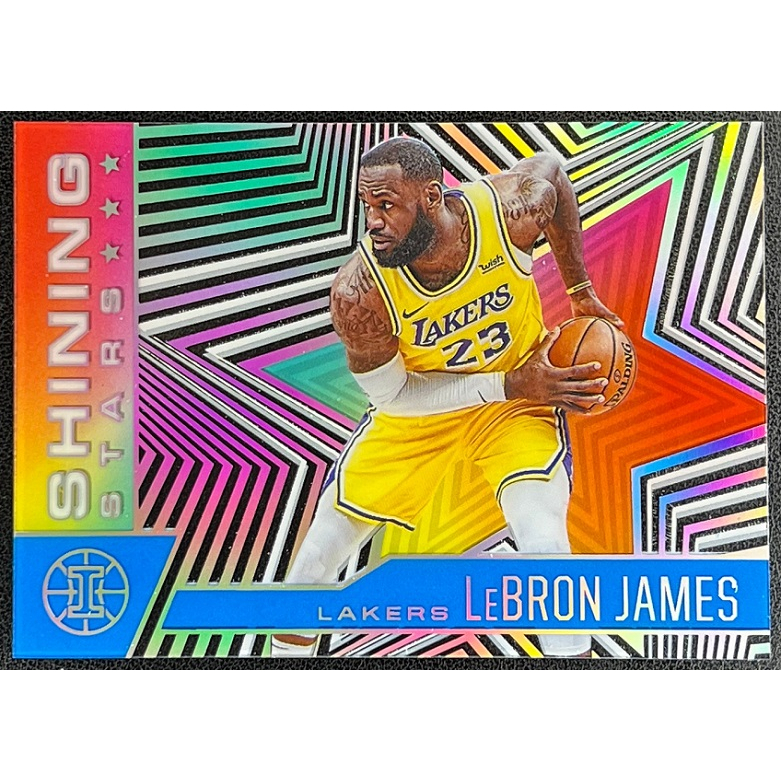 NBA球員卡 LeBron James 2020-21 Illusions Shining Stars Sapphire