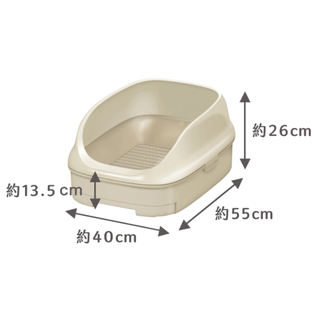 【Kao日本花王】半罩式雙層貓砂盆