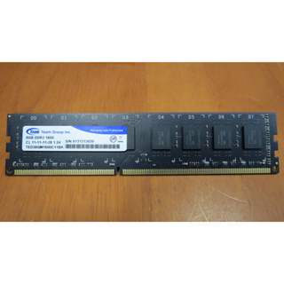 Team十銓 TED34GM1600C11BK 8G/DDR3-1600桌上型記憶體