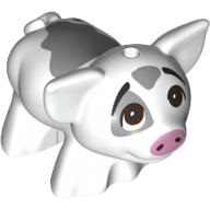 磚家 LEGO 樂高 白色 animal 動物 Pig 小豬 豬 28318pb03 43205