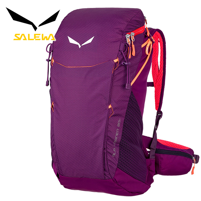 【SALEWA 義大利】ALP TRAINER 20 登山背包 女 深紫色｜健行背包 旅行背包 運動背包