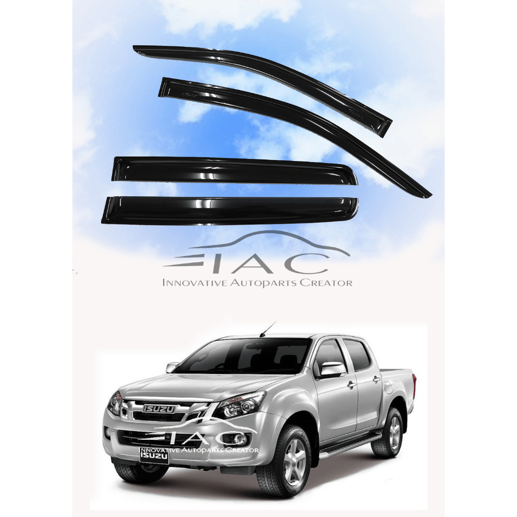 Isuzu 五十鈴 D-Max 2012-2018 台製晴雨窗 【IAC車業】