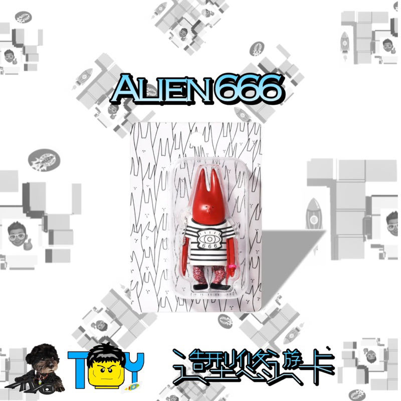 @玩具頭頭@《缺貨不要下單》Alien666造型悠遊卡 黃鴻升 小鬼 質感超好