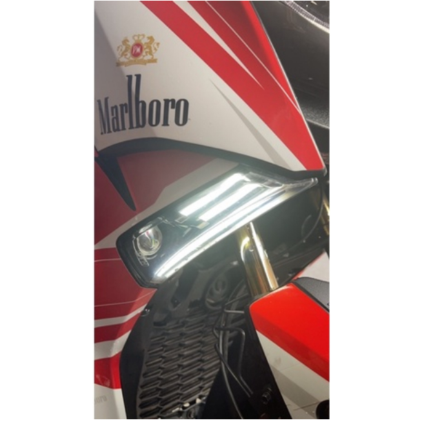 駿翔車業【JX MOTO】CTH XMAX 野馬X1 方向燈 前方向燈 霧燈 改裝 整合式 LED 改裝 直上 大羊