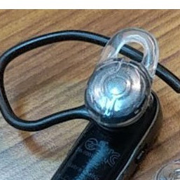 [ 實裝圖 ] 2入 透明矽膠藍牙耳帽 藍芽耳帽 藍牙耳掛 可用於 MINI Jabra Classic