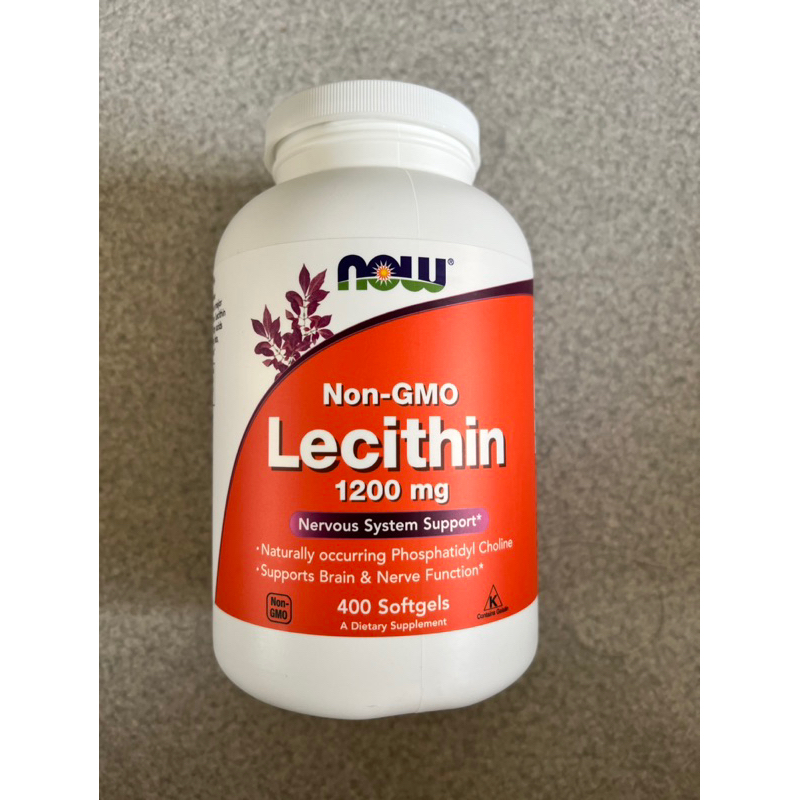 【Ria’s Shop】 全新 Now 卵磷脂 400粒 高單位 1200mg Lecithin 通乳 預防乳腺炎