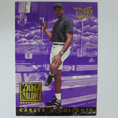 ~ Karl Malone ~郵差/名人堂/爵士隊雙老/卡爾·馬龍 1993年Ultra.NBA籃球卡