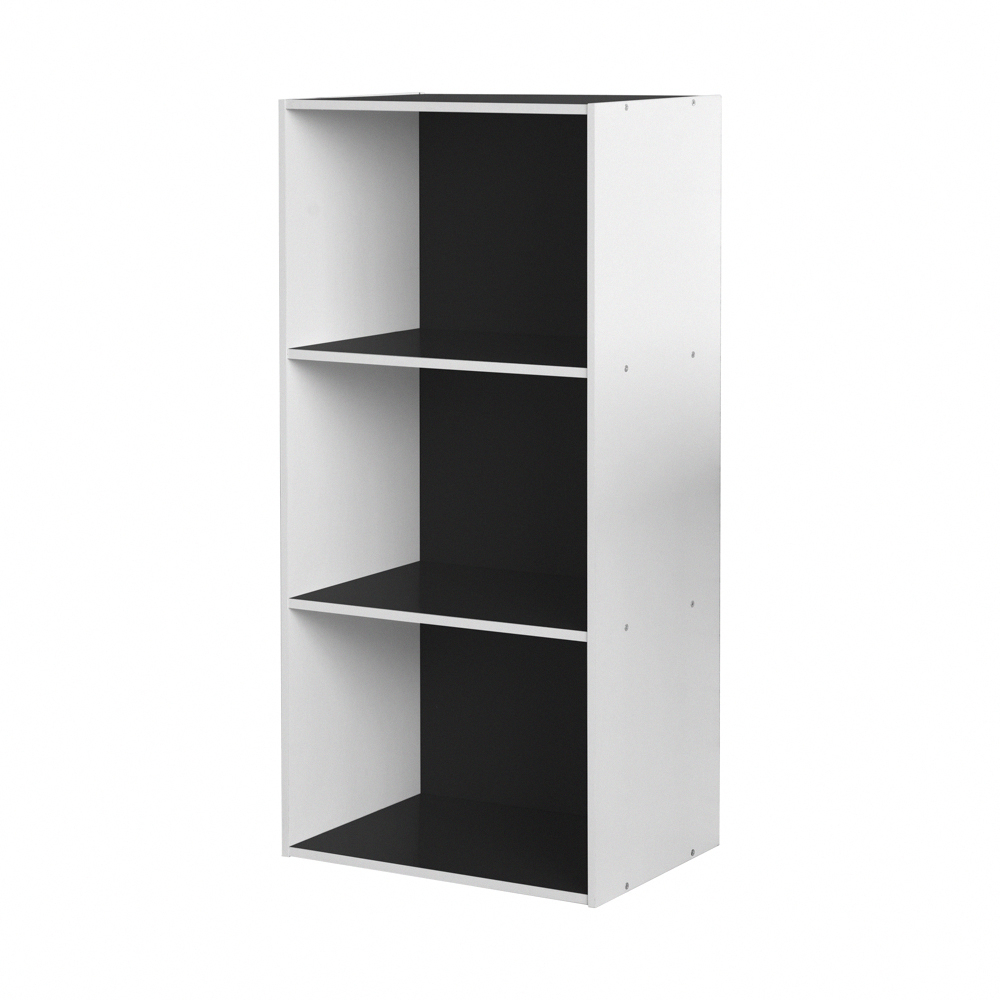 【生活工場】TZUMii 多彩三格空櫃/三層櫃-黑白色 層櫃 收納櫃 層架