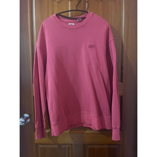 Levi’s 暗紅色大學tee m號 寬鬆版型 類木村著用