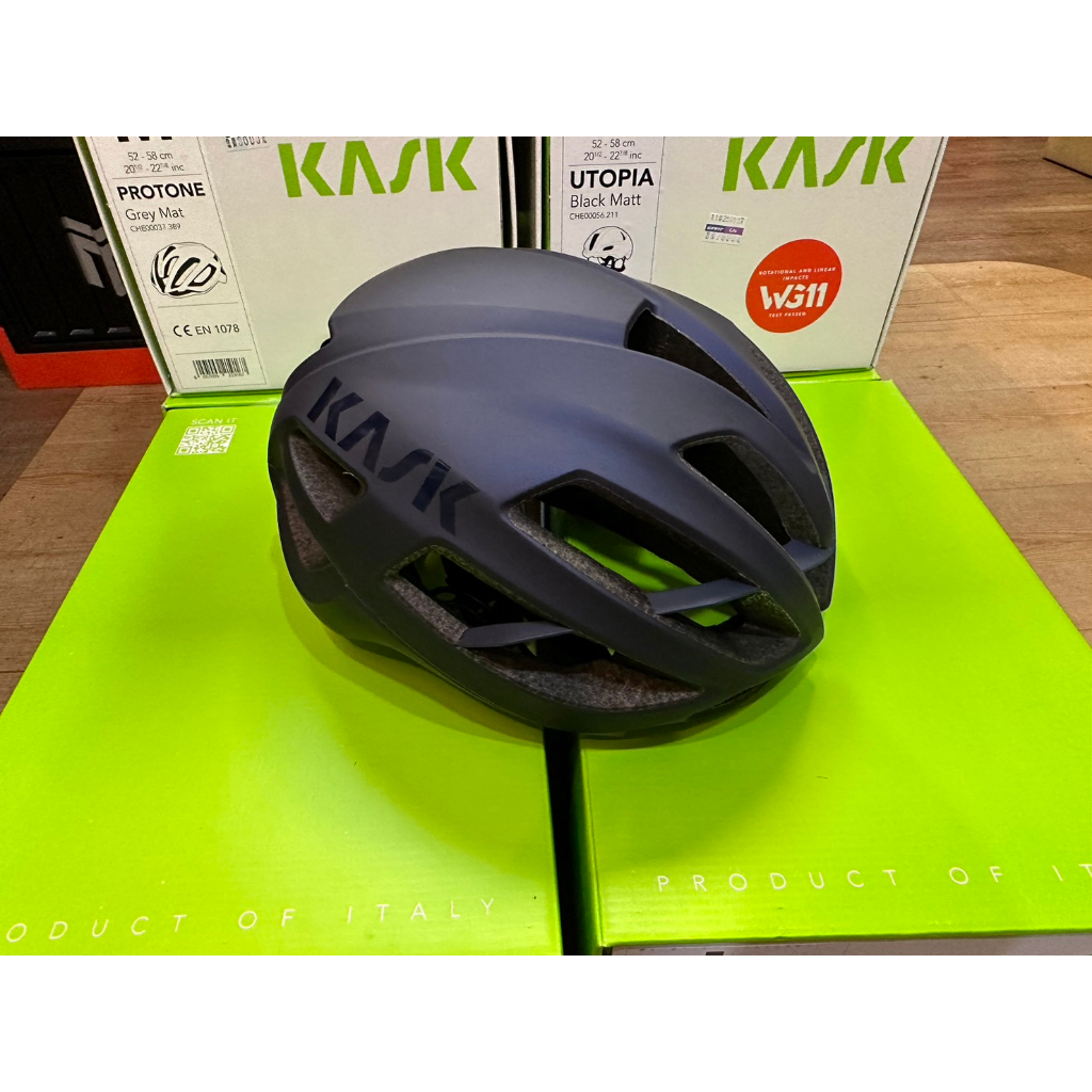 『小蔡單車』義大利 KASK PROTONE 亮黑 安全帽 公路車/自行車