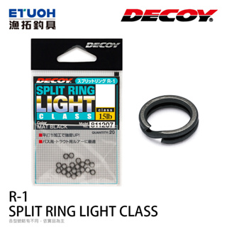DECOY R-1 SPLIT RING LIGHT CLASS [漁拓釣具] [路亞環]
