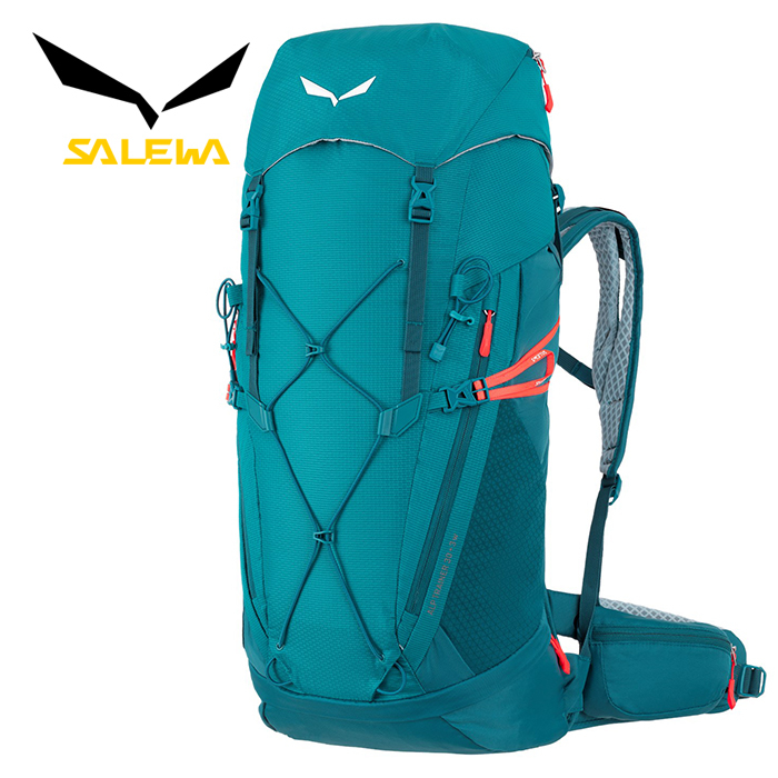 【SALEWA 義大利】ALP TRAINER 30+3 登山背包 女 馬爾他藍｜健行背包 徒步旅行背包