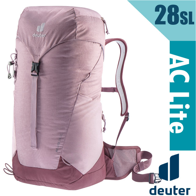 【Deuter】女 款登山背包-網架式 28SL AC LITE 登山健行背包 自行車背包_粉紫_3420921