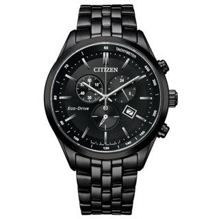 CITIZEN 星辰錶 GENTS系列 光動能計時碼表時尚潮男腕錶(AT2145-86E)