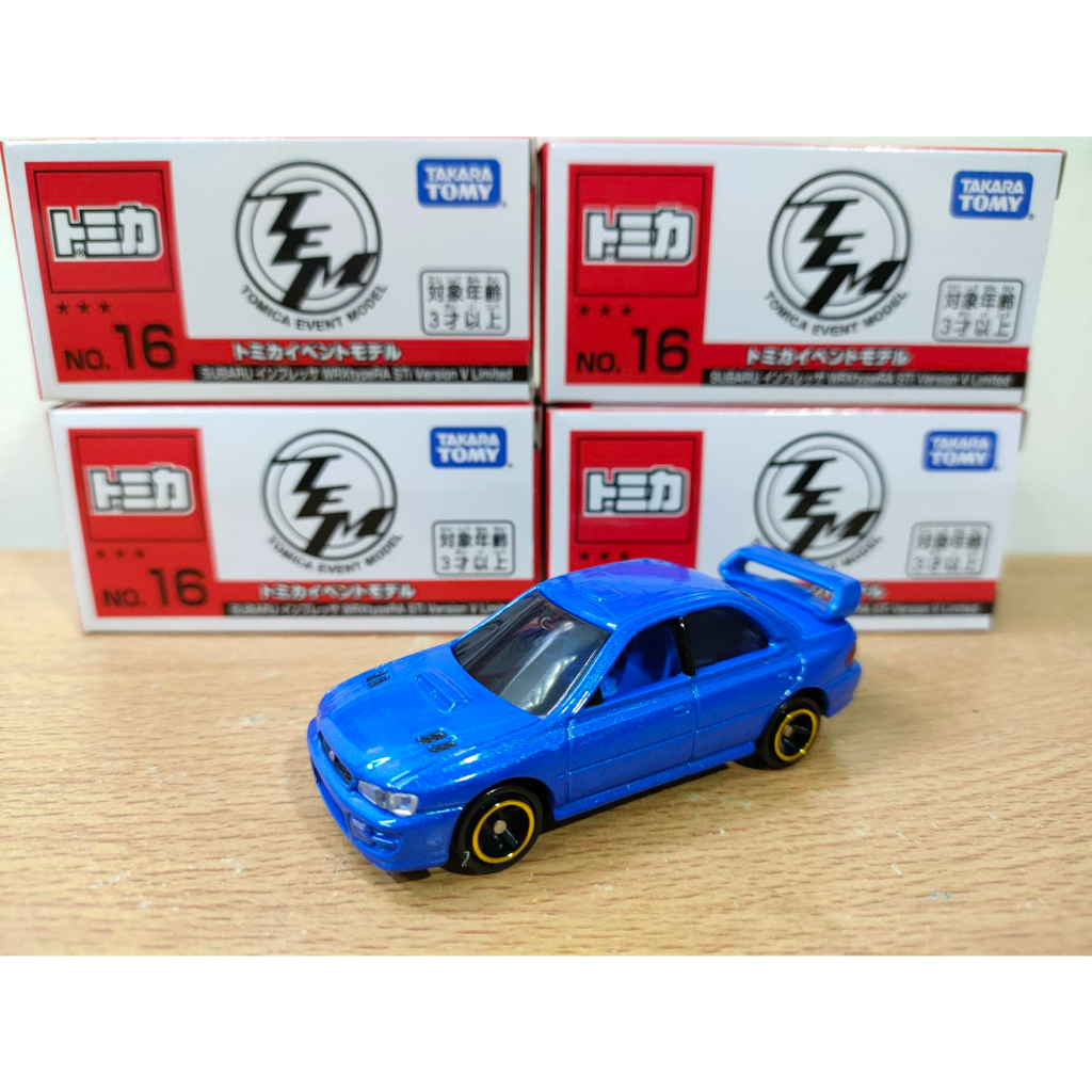 Tomica NO.16 速霸陸 Impreza Subaru WRX 硬皮鯊 會場限定 會場車