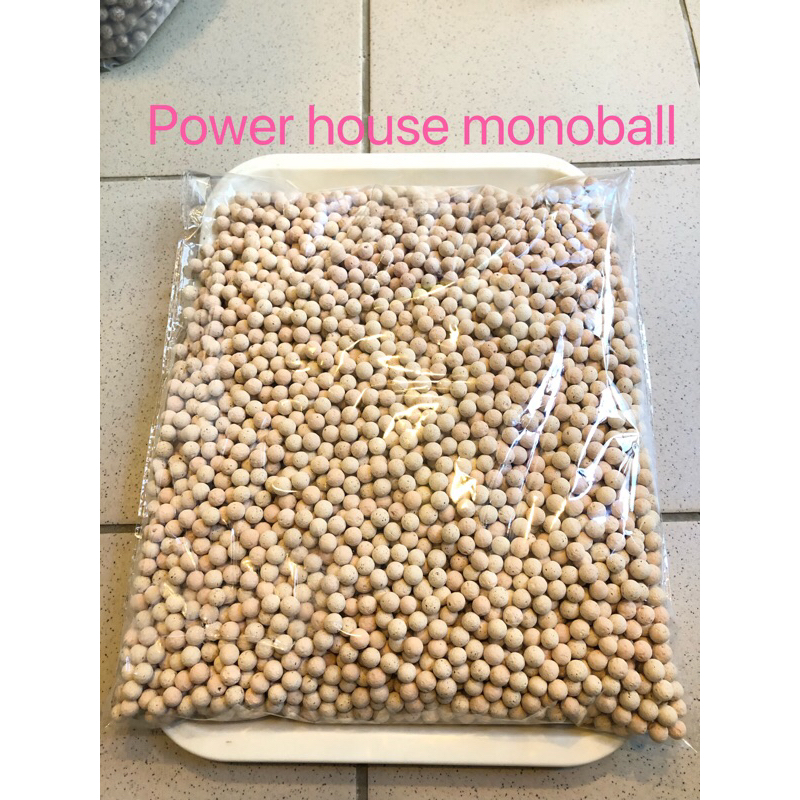 水族 Power house monoball 中性生物珠 #PH濾材 #多孔濾材 #石英球