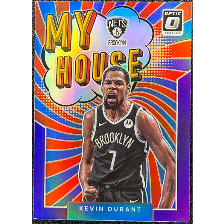 NBA 球員卡 Kevin Durant 2021-22 Donruss Optic My House 紫亮