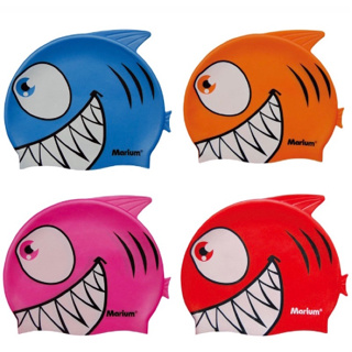 V.KSwim🛡️Marium矽膠兒童泳帽-鯊魚小子 五色可挑 7608A