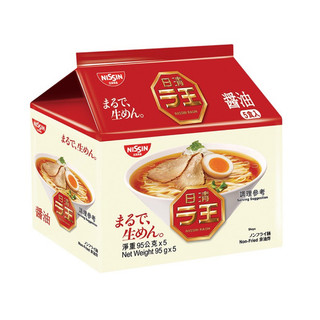 NISSIN日清 拉王 5入速食麵-醬油味 475g【Donki日本唐吉訶德】