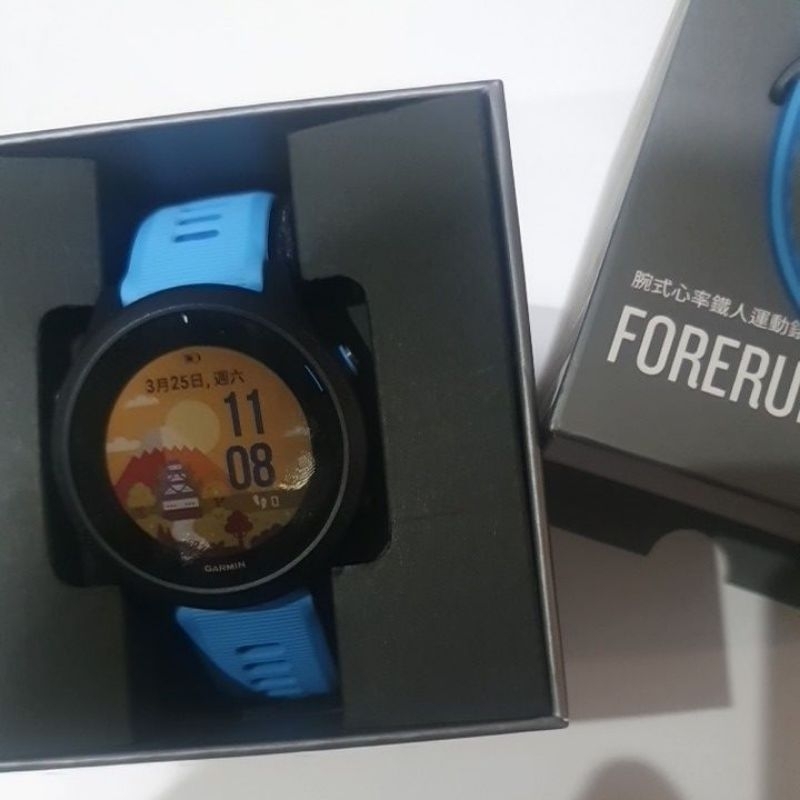 GARMIN FORERUNNER 945 三鐵運動手錶 含小綠豆