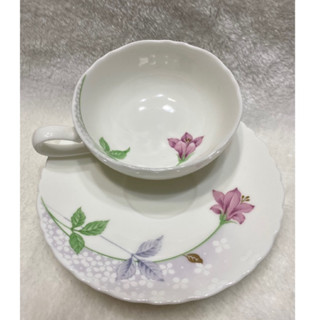 日本 小花の詩集 HOYA bone China 咖啡杯 茶杯_百合花（2件組）