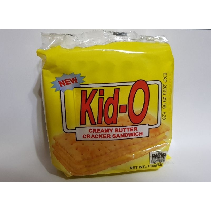 《蝦皮最便宜 售完為止》Kid-O 日清 三明治餅乾 奶油口味 136g (8份)