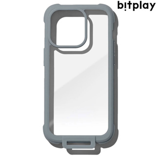 【Bitplay】Wander Case for iPhone 14系列 立扣殼 隨行殼 手機殼 (霧灰藍 附贈貼紙)