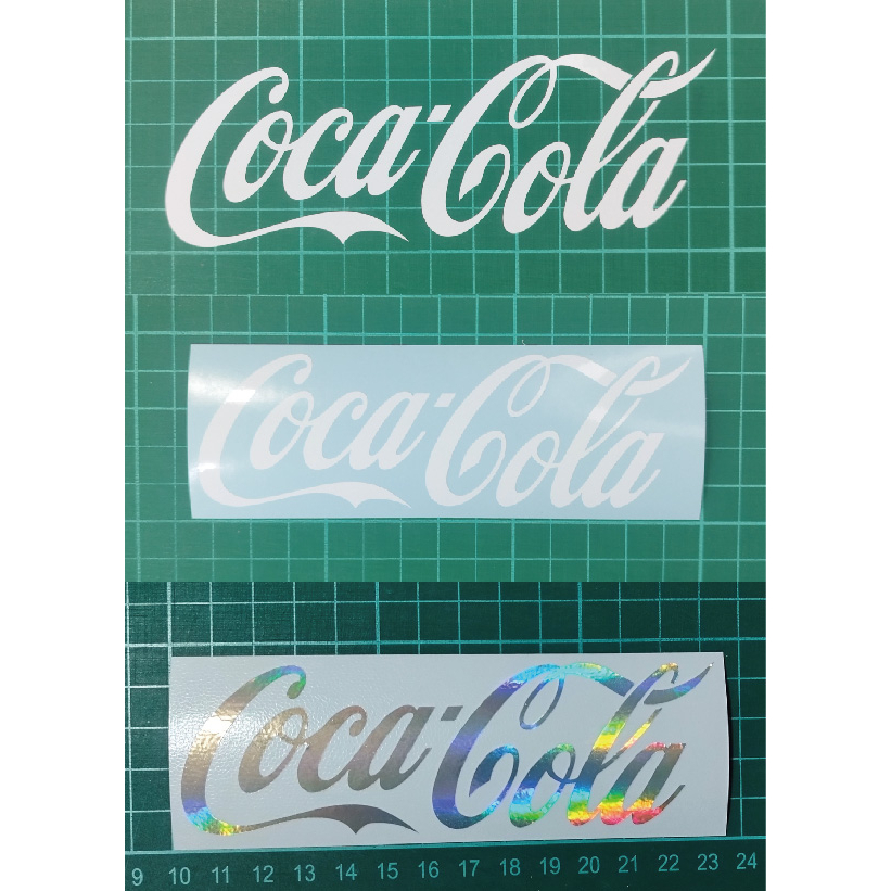 [PWTW] 可口可樂 可樂 改裝貼紙 機車貼紙 汽車貼紙 割字 車貼 防水貼紙 貼紙 反光貼紙